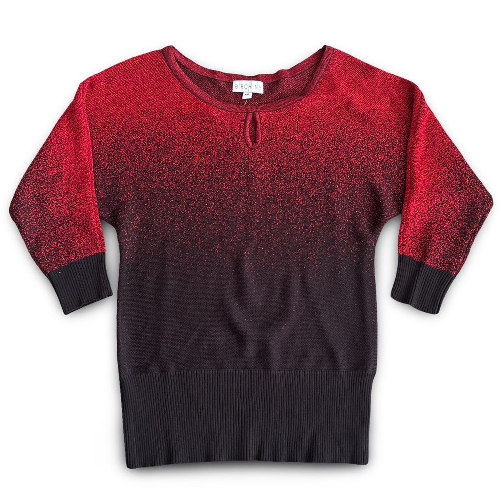 BIRCH NY WOMENS PXL KEYHOLE DOLMAN SLEEVE  SWEATER.